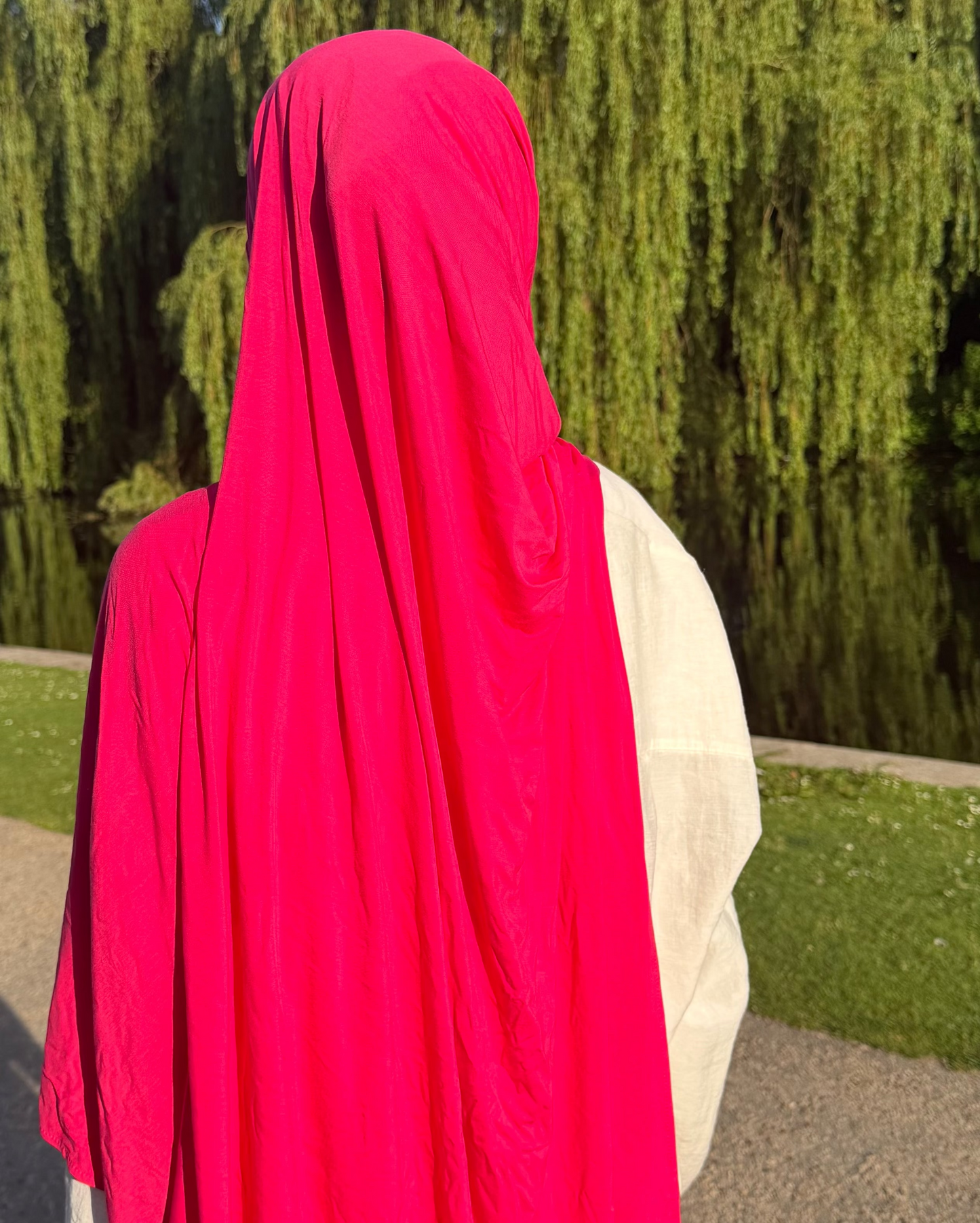 Electric Pink - Bamboo jersey