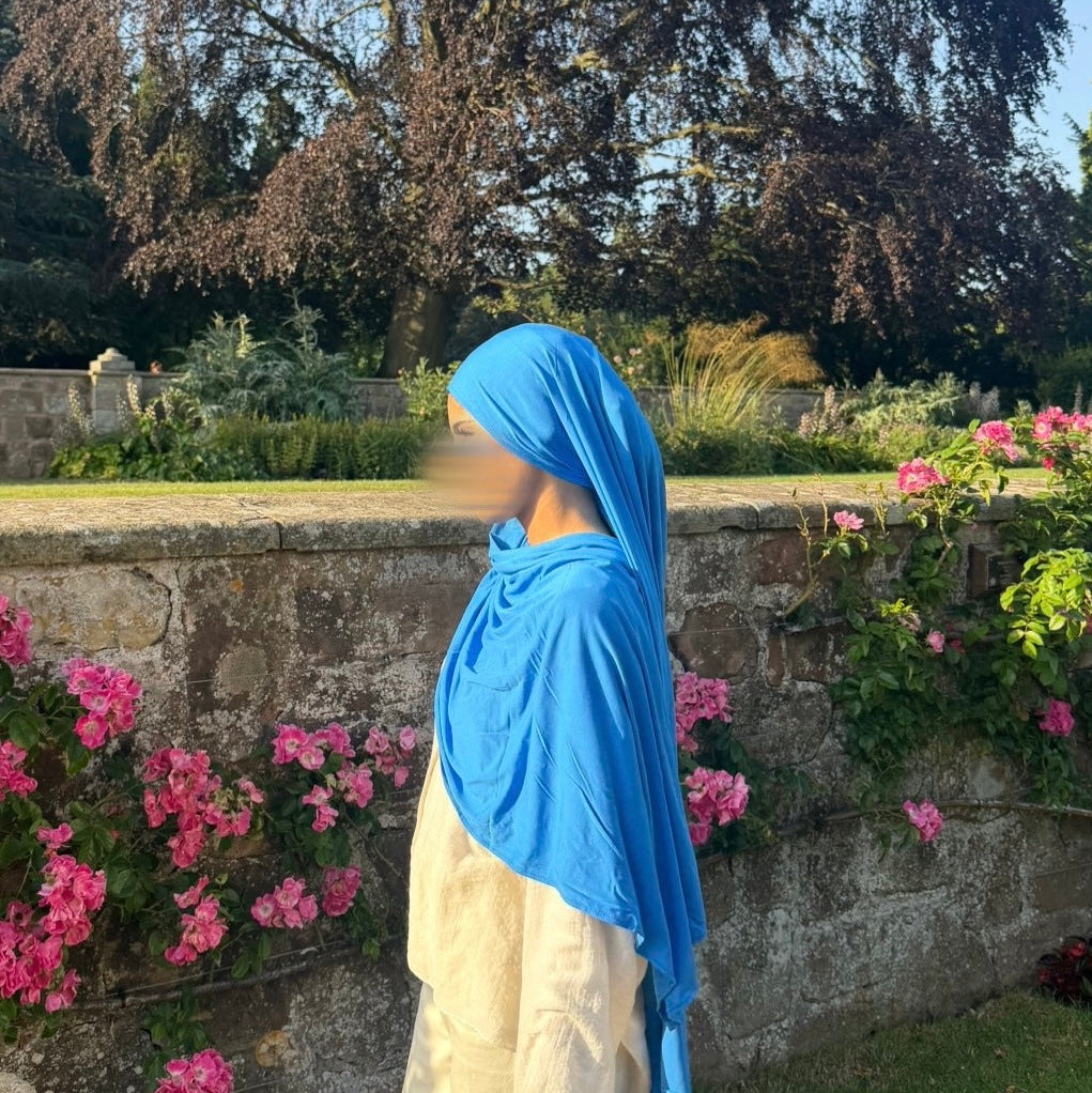 Saphire Blue - Bamboo jersey