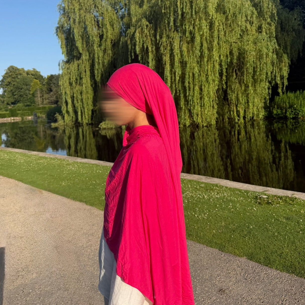 Electric Pink - Bamboo jersey